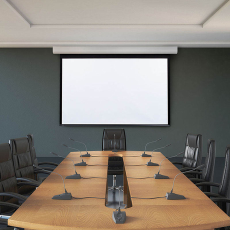 Draper Acumen aufladen e 100 "hdtv argent weiß xh1500e Frontprojektor Bildschirm Lithium-Ionen-Batterie schwarz und weiß