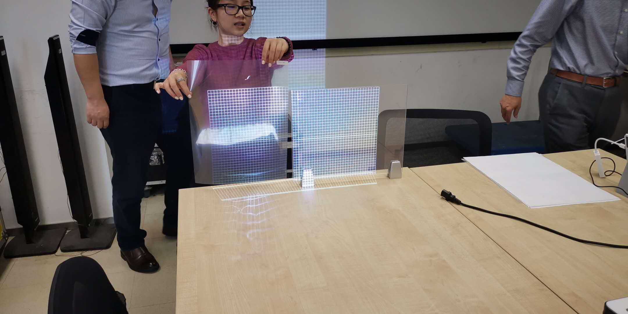 Transparenter Frontprojektionsfilm