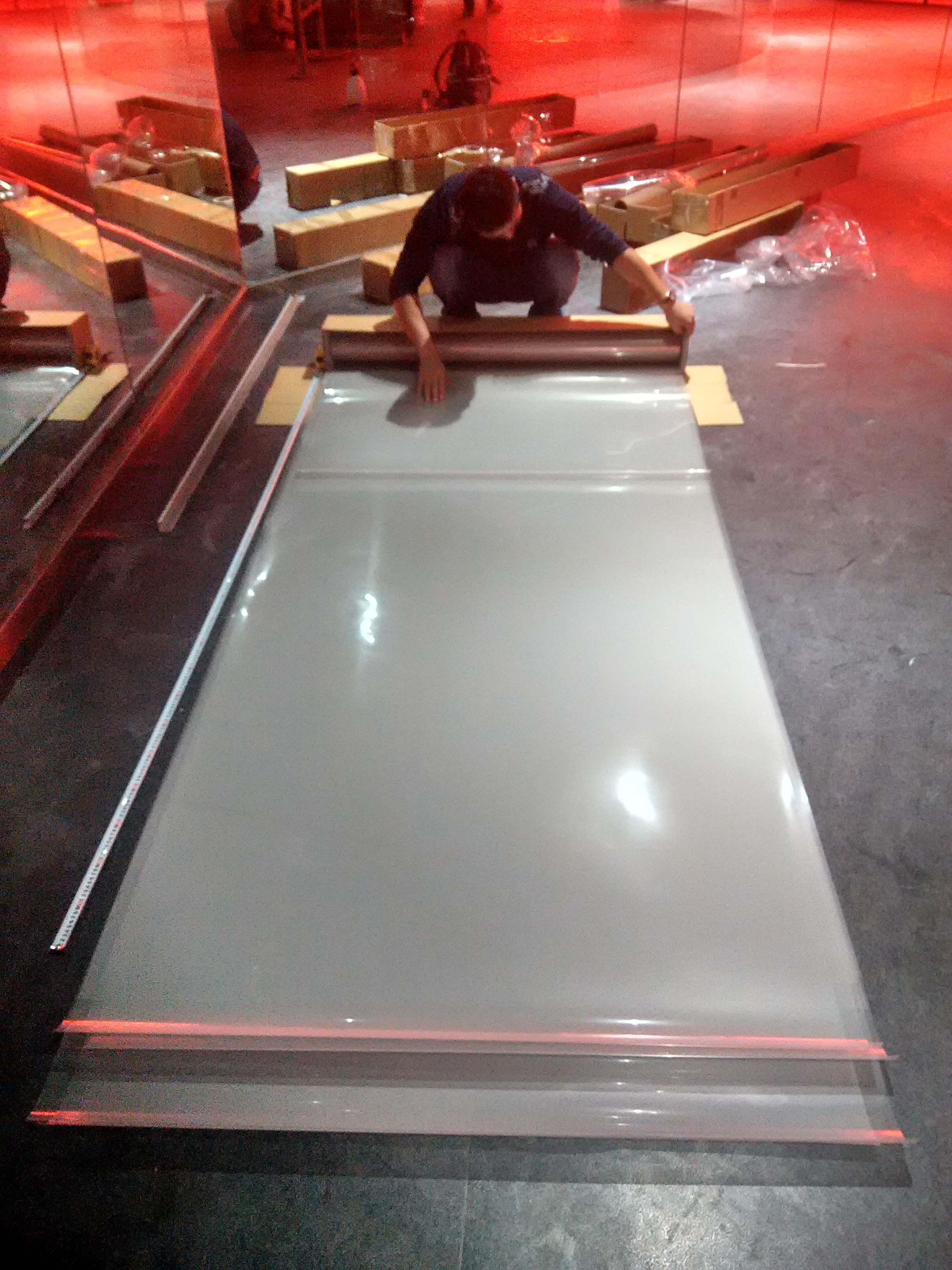 Ultra Kurzer Wurf-R&uuml;ckprojektionsschirm