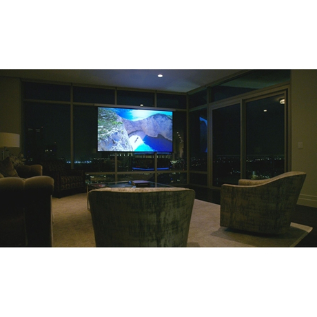 Screen Innovations Solo Pro 2 Ambient Light Rejection, Lithium -Ionen -Batterie, Spannungsprojektor Screen akustisch transparent - 100 "(49x87) - 16: 9 - Schiefer 1.2 - SPT100SL12