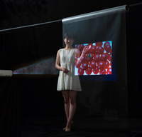 Holografischer selbstklebender Frontprojektionsfilm für Aussichtsplattform