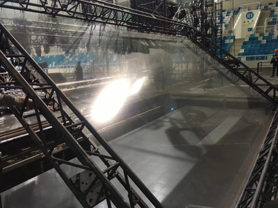 Gläserfreie 3D-Projektionssystem Holographische Reflexionsfolie für den Themenpark
