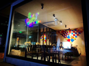 Transparenter holographischer Projektionsbildfilm für Shop Windows
