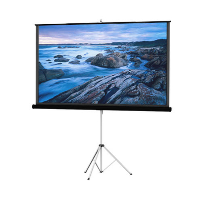 DA -Lite Stativ Bild King mit Keystone Eliminator Tragbarer Projektorbildschirme - 99 "Diag. (70x70) - [1: 1] - Matt Weiß - 1.0