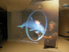Transparenter holographischer Heckprojektionsfilm für Glas